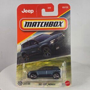 2023 Matchbox Jeep Avenger Die-Cast Metal Miniature Car 63/125 Sealed Collectibl